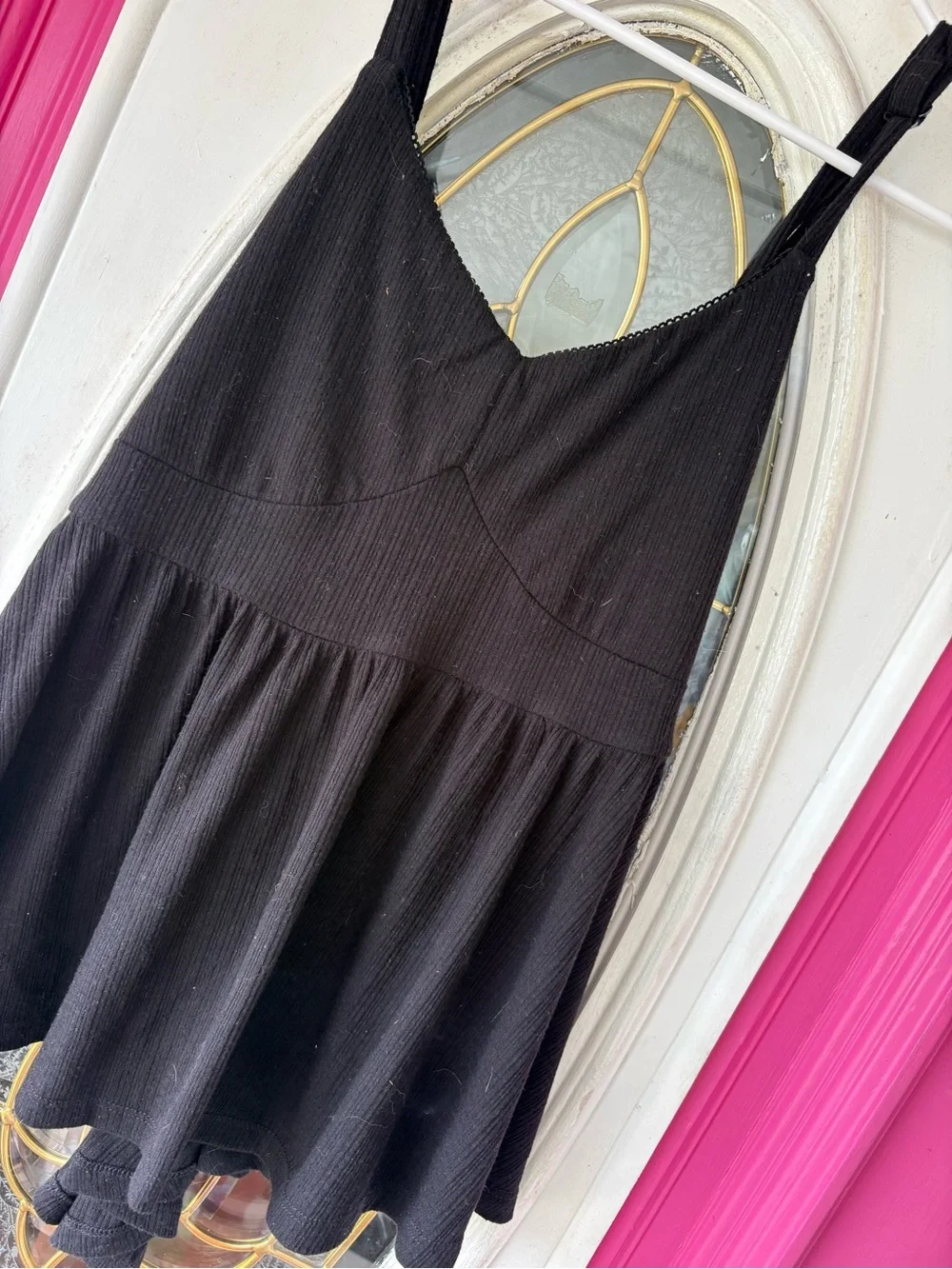 torrid Black Peplum Tank Top
